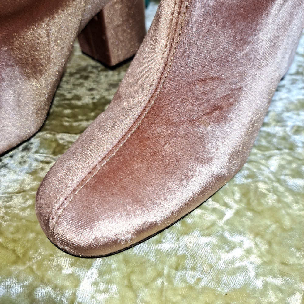 NWOB Free People Cecile Velvet Boots - Picture 11 of 13